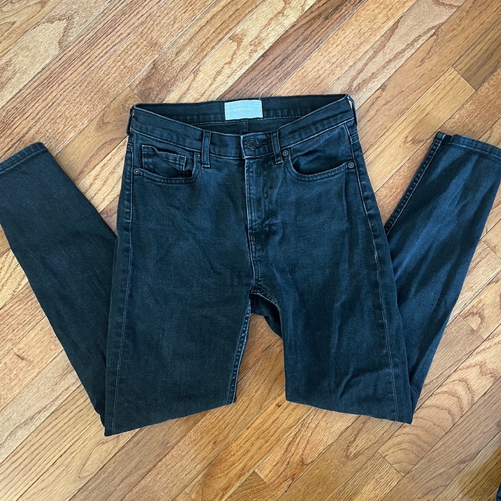 Everlane black skinny jeans